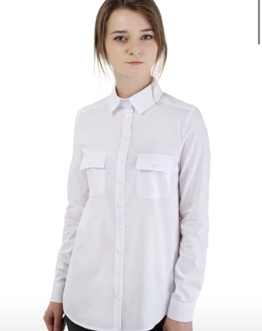 блузка белая 273